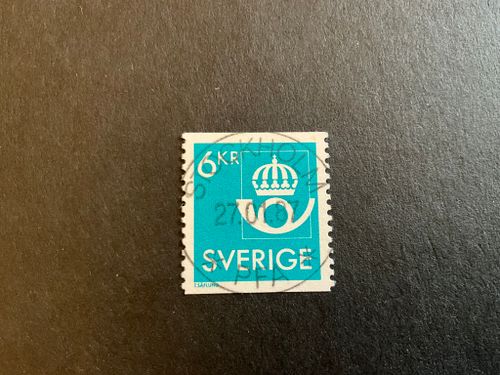 Postens emblem facit 1437 lyxstämplat STOCKHOLM