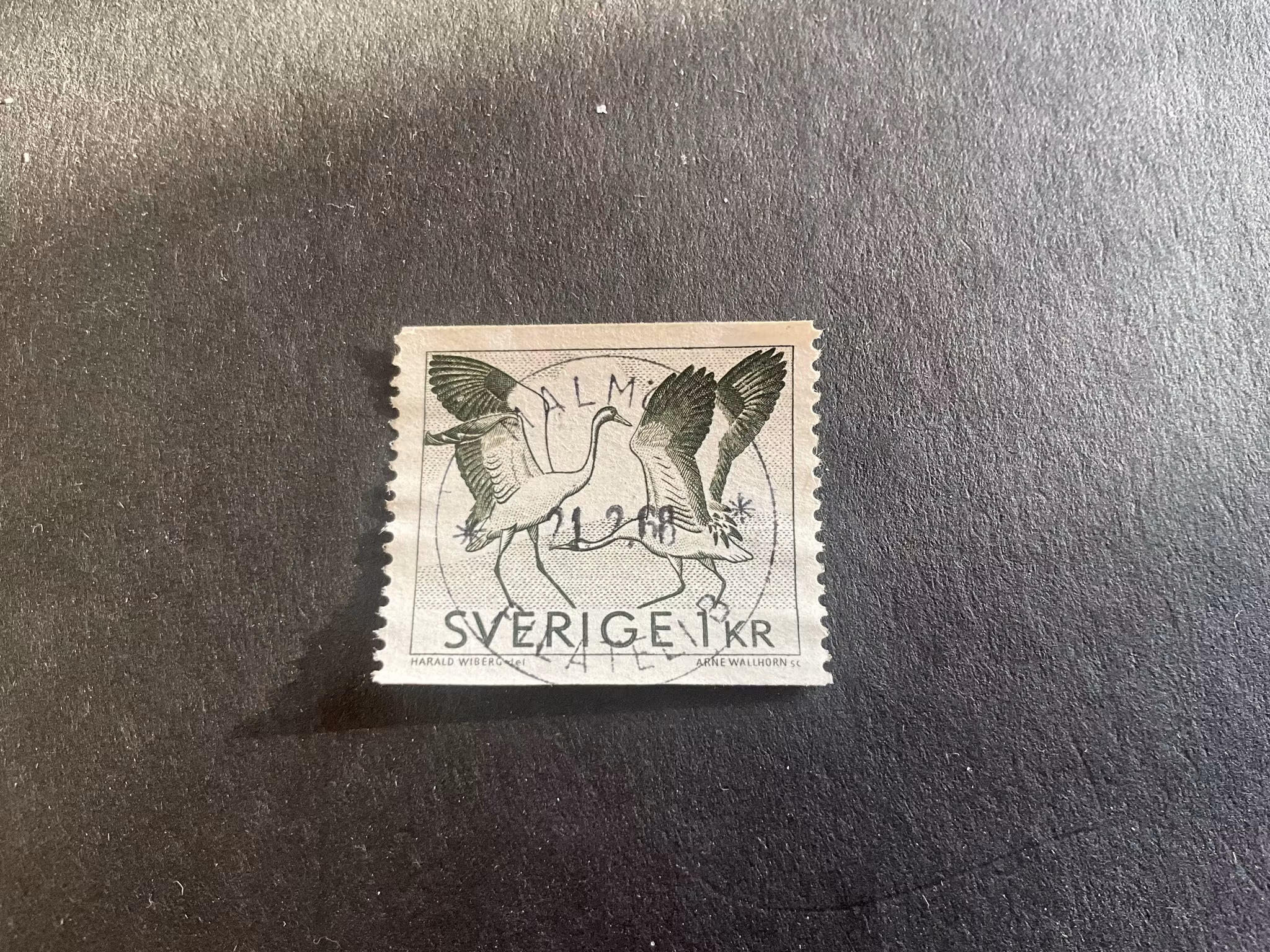 Trandans facit nr 621 lyxstämplat MALMÖ 1