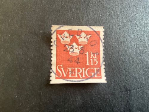 Tre kronor facit 297 lyxstämplat ÖREBRO 1