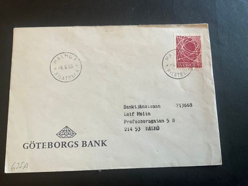 Folkhögskolan 100 år facit nr 635 A på postgånget FDC