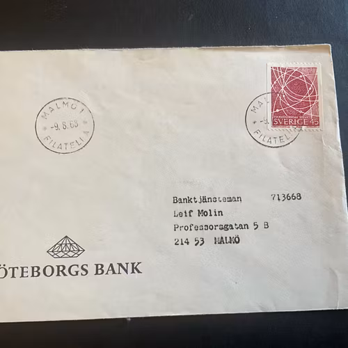 Folkhögskolan 100 år facit nr 635 A på postgånget FDC