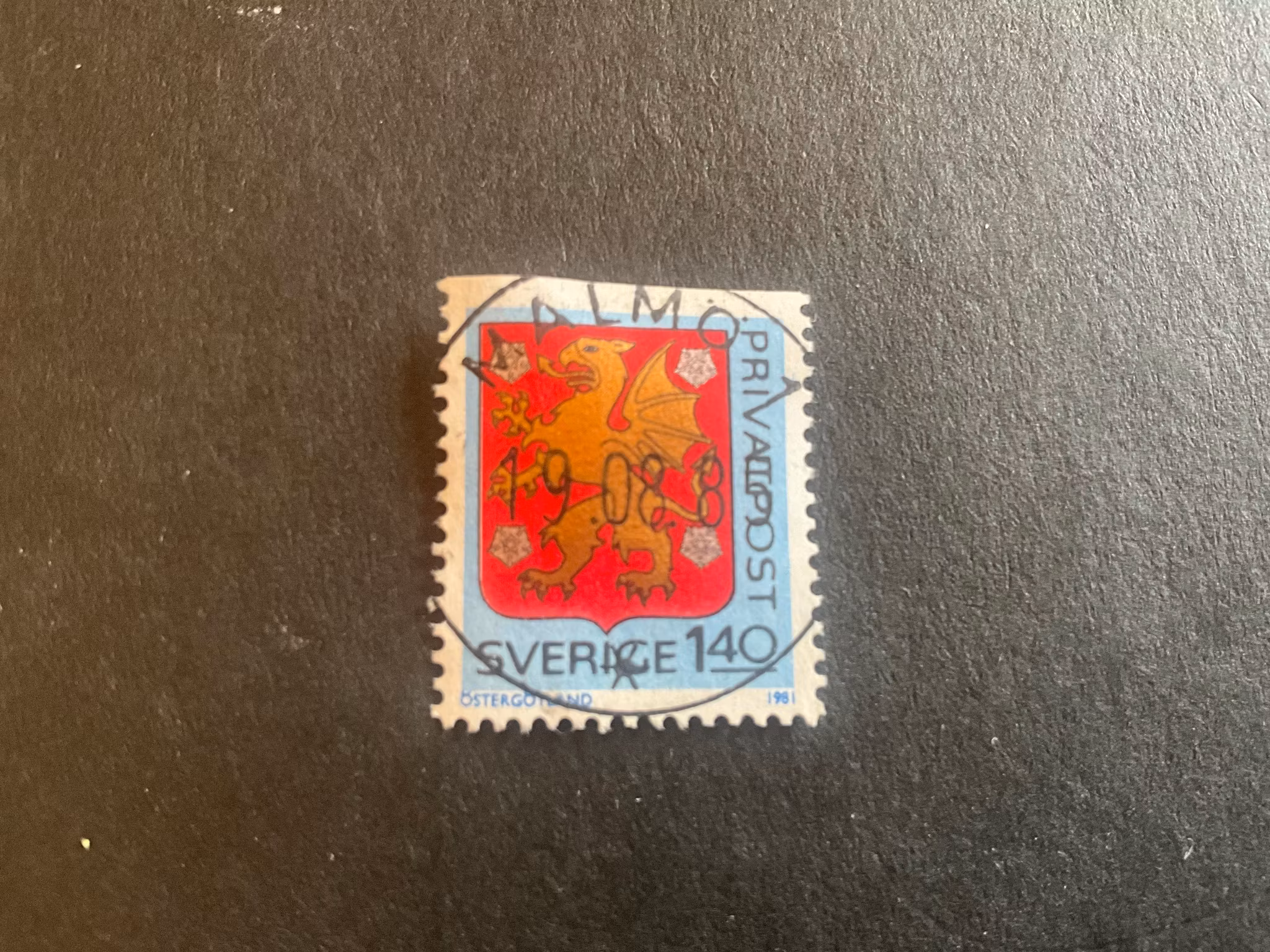 Rabattmärken III facit nr 1162 lyxstämplat MALMÖ 1