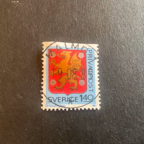 Rabattmärken III facit nr 1162 lyxstämplat MALMÖ 1