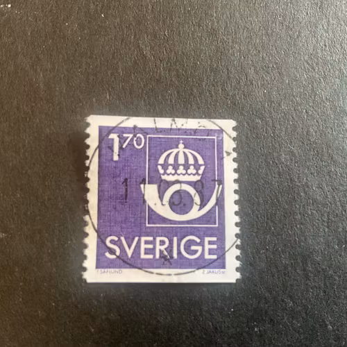 Postens emblem facit nr 1396 lyxstämplat MALMÖ 1