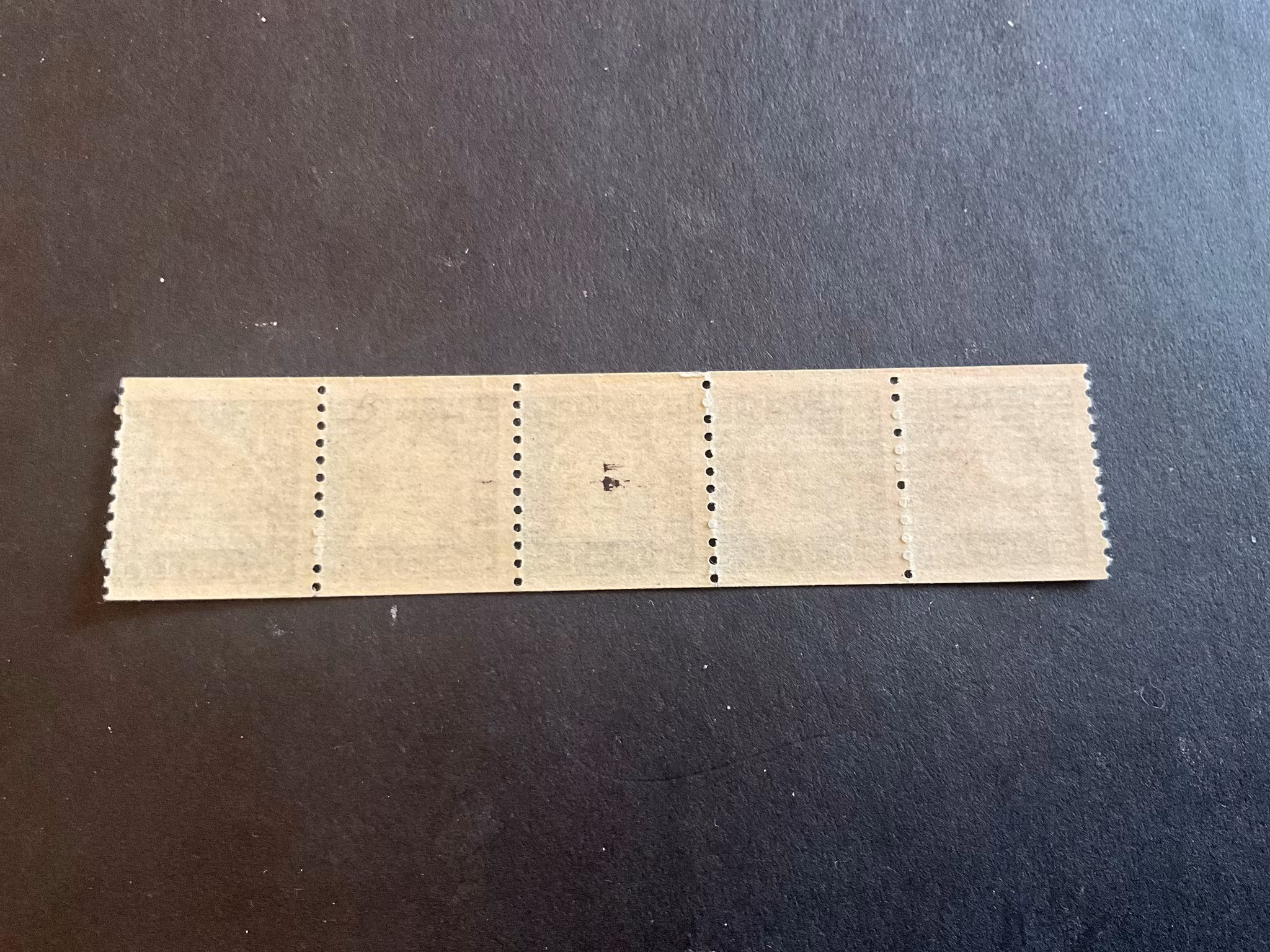 Gustaf II Adolf facit nr 152 A f B-papper postfriskt 5-strip