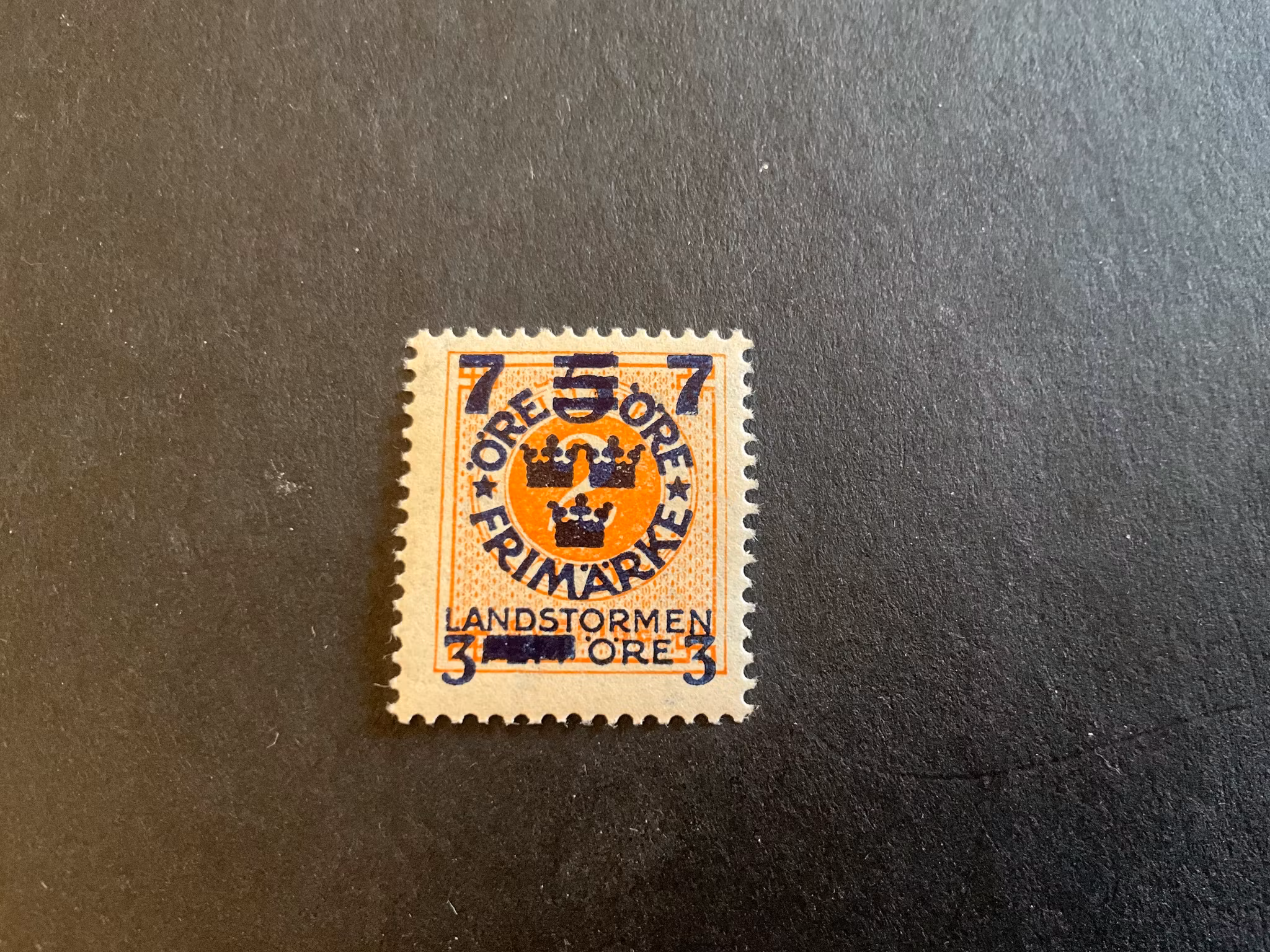 Landstormen III facit nr 126 cz postfriskt märke