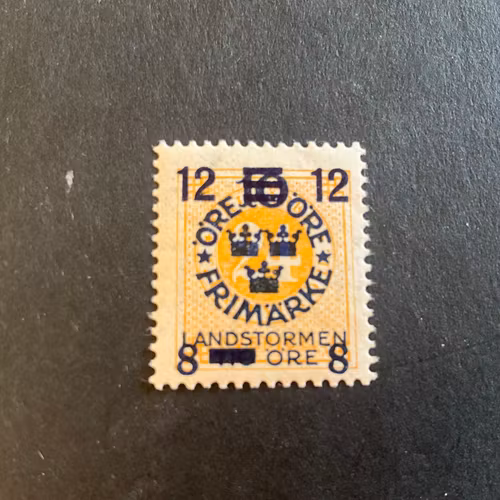 Landstormen III facit nr 133 cz postfriskt märke