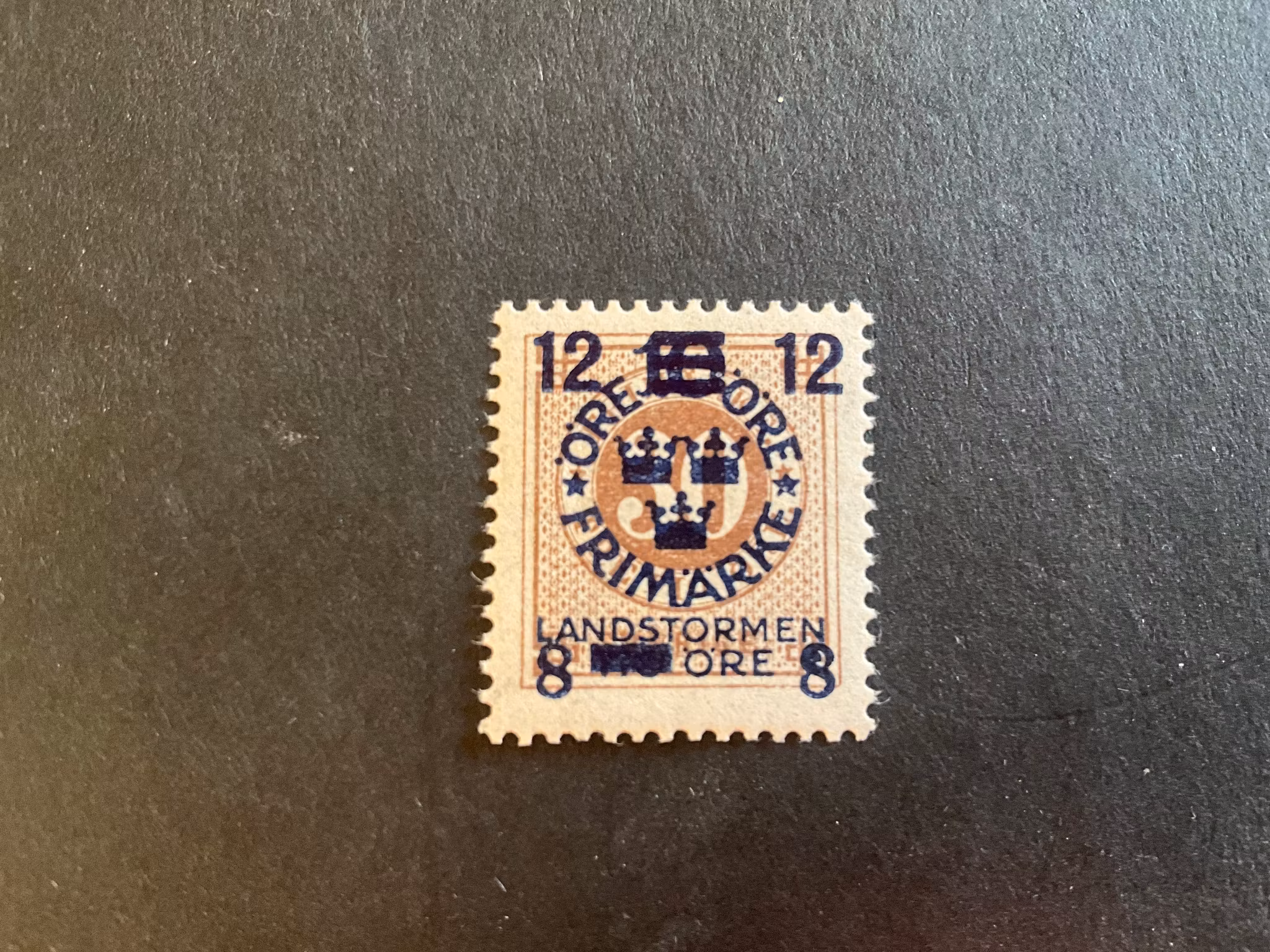 Landstormen III facit nr 134 cz postfriskt märke