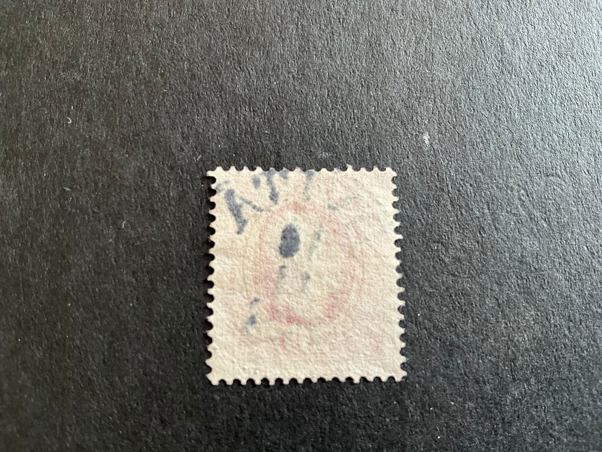 Oscar II facit 54 praktstämplat HVITÅ