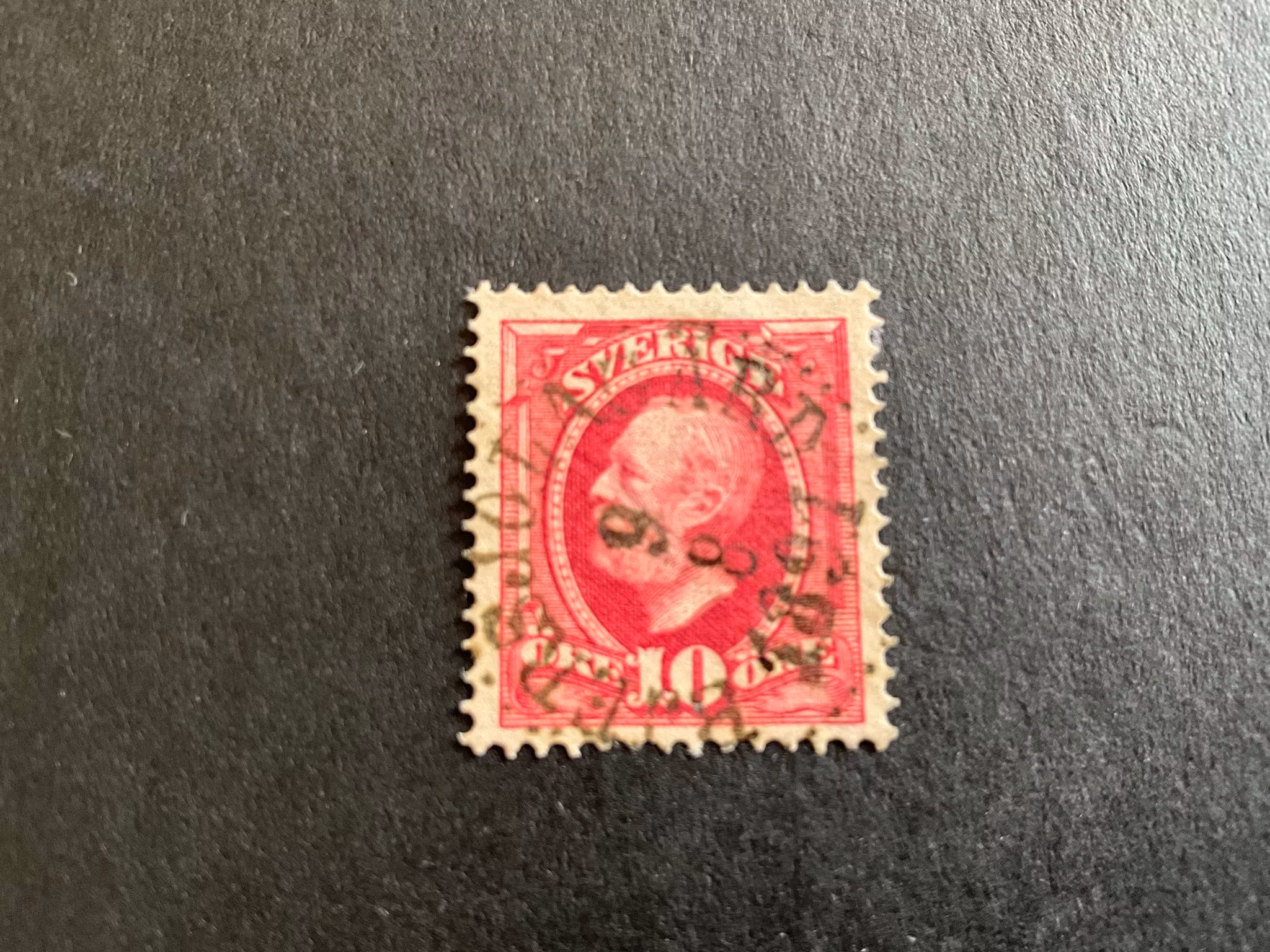 Oscar II facit 54 praktstämplat BJERSJÖLAGÅRD