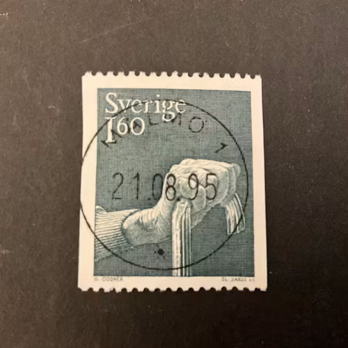 Ta hand om facit nr 1121 lyxstämplat MALMÖ 1