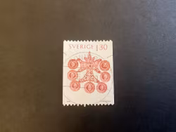Folkdräkter facit nr 1107 lyxstämplat RONNEBY 1