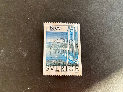 Höga kusten bron facit nr 2027 lyxstämplat KIVIK
