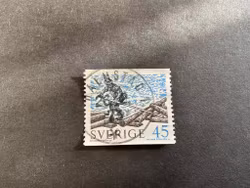 Timmerflottning facit nr 685 A praktstämplat HALMSTAD 1