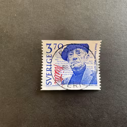 Fritiof Nilsson piraten facit nr 1923 lyxstämplat POSTEN SVERIGE