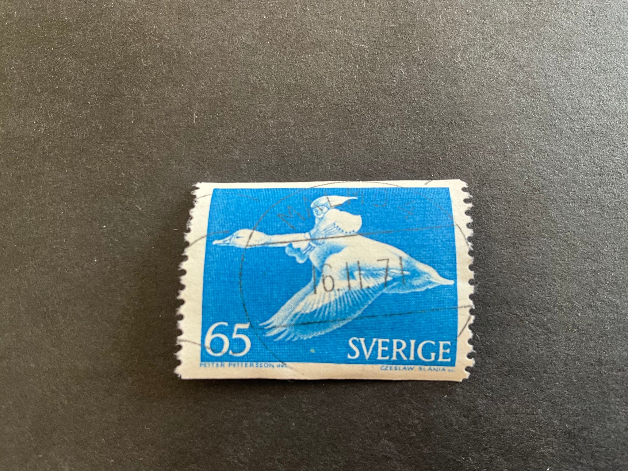 Nils Holgersson facit nr 750 A praktstämplat MALMÖ 4