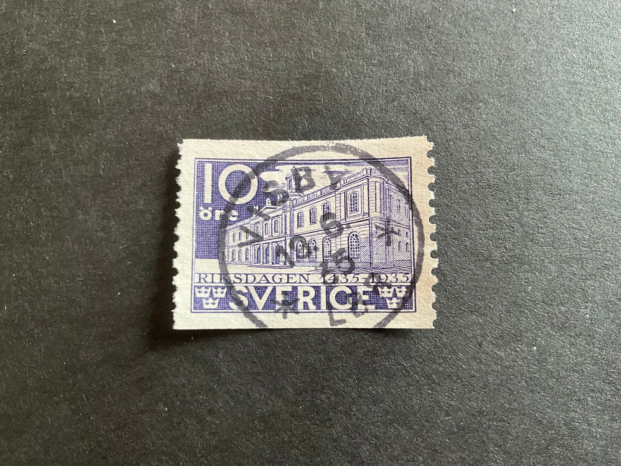 Riksdagen facit nr 241 A praktstämplat VISBY