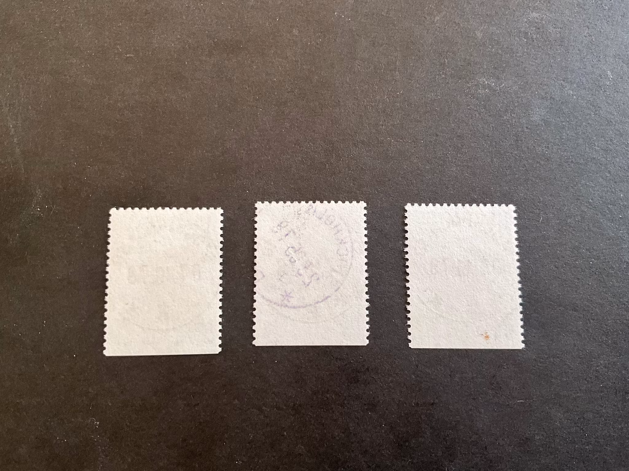 Svampar facit nr 1059-1061 lyxstämplade märken STOCKHOLM 10