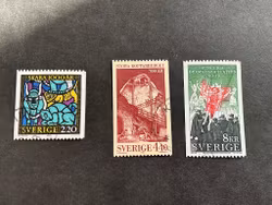 Jubileer facit nr 1509-1511 stämplad sats