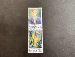 Svenska konstnärer i Paris facit nr 1515 SX stämplat par
