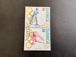 Olympiskt guld I facit nr 1700 SX stämplat par
