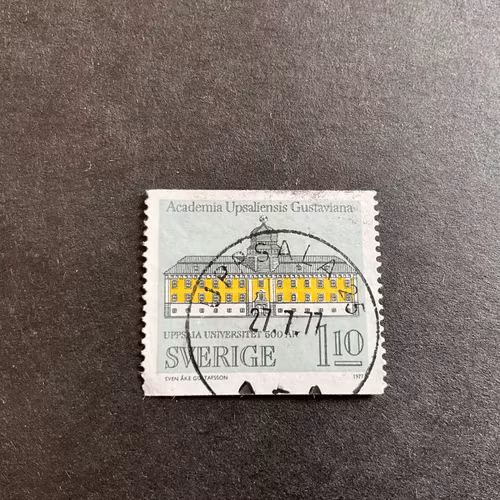 Lunds universitet facit nr 1005 A praktstämplat UPPSALA 5