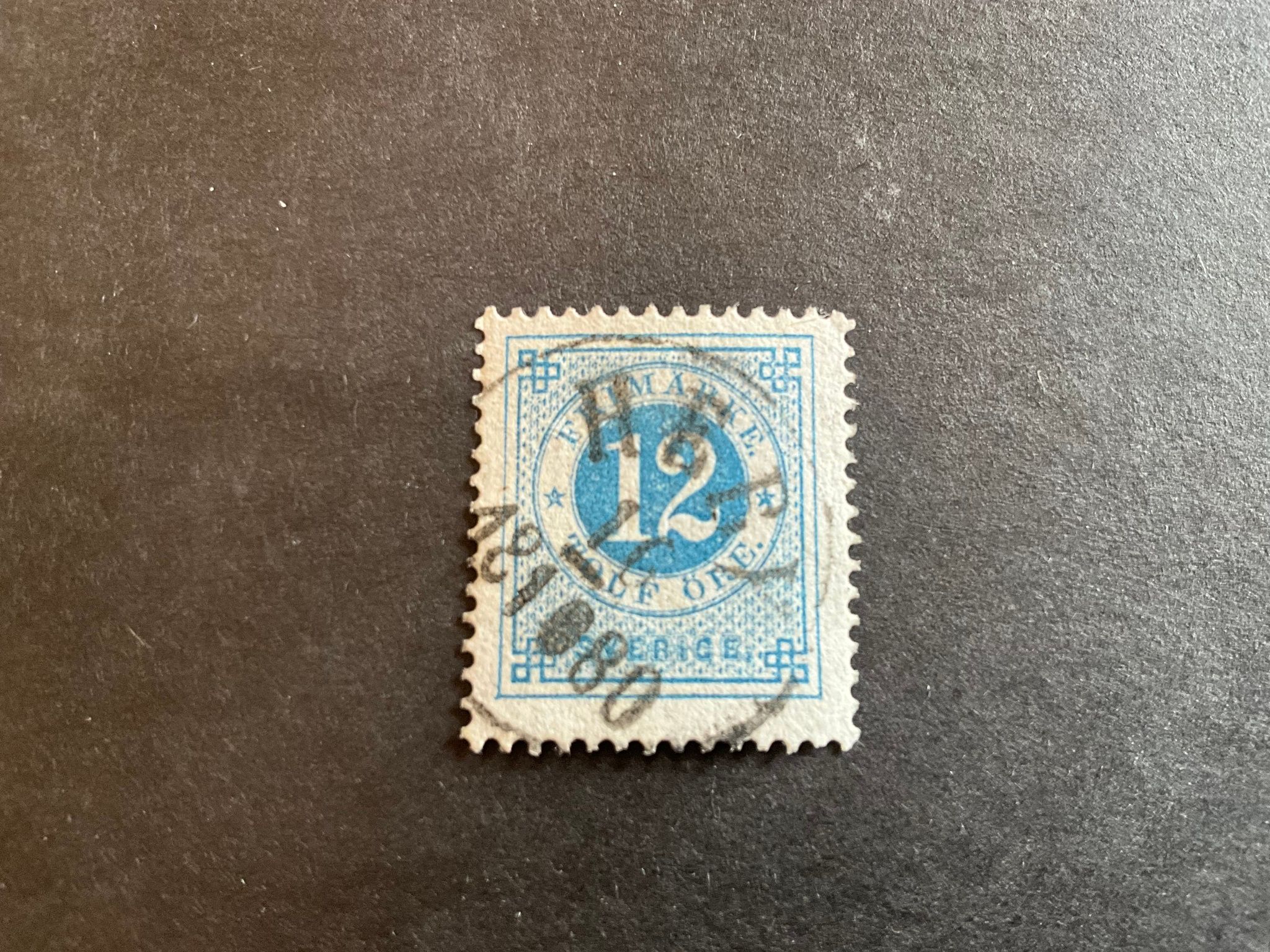 Ringtyp T 13 facit 32 praktstämplat HEBY