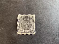 Lilla riksvapnet facit nr 71 cx stämplat märke