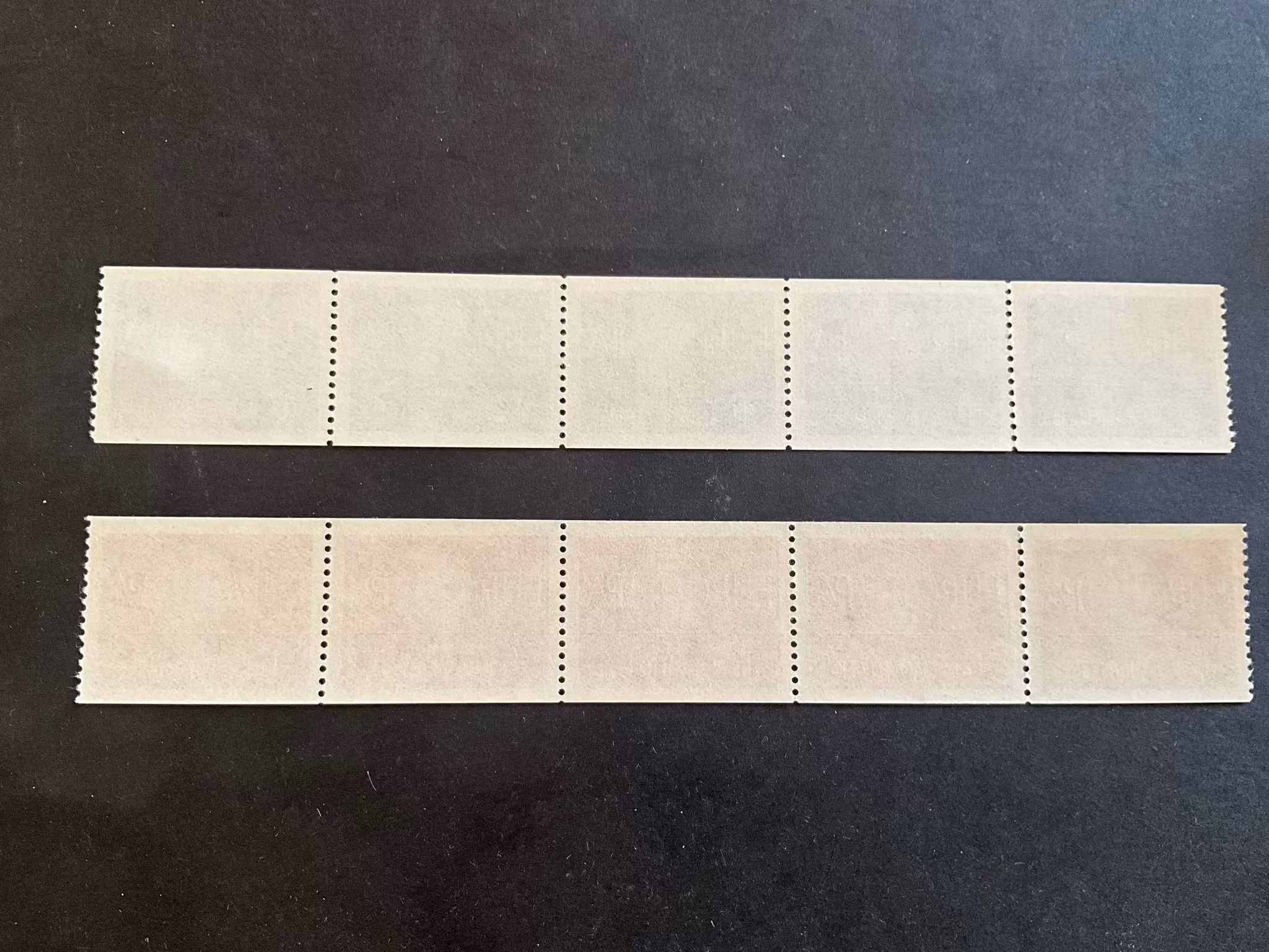 Europa I facit nr 517 och 518 postfriska 5-strip
