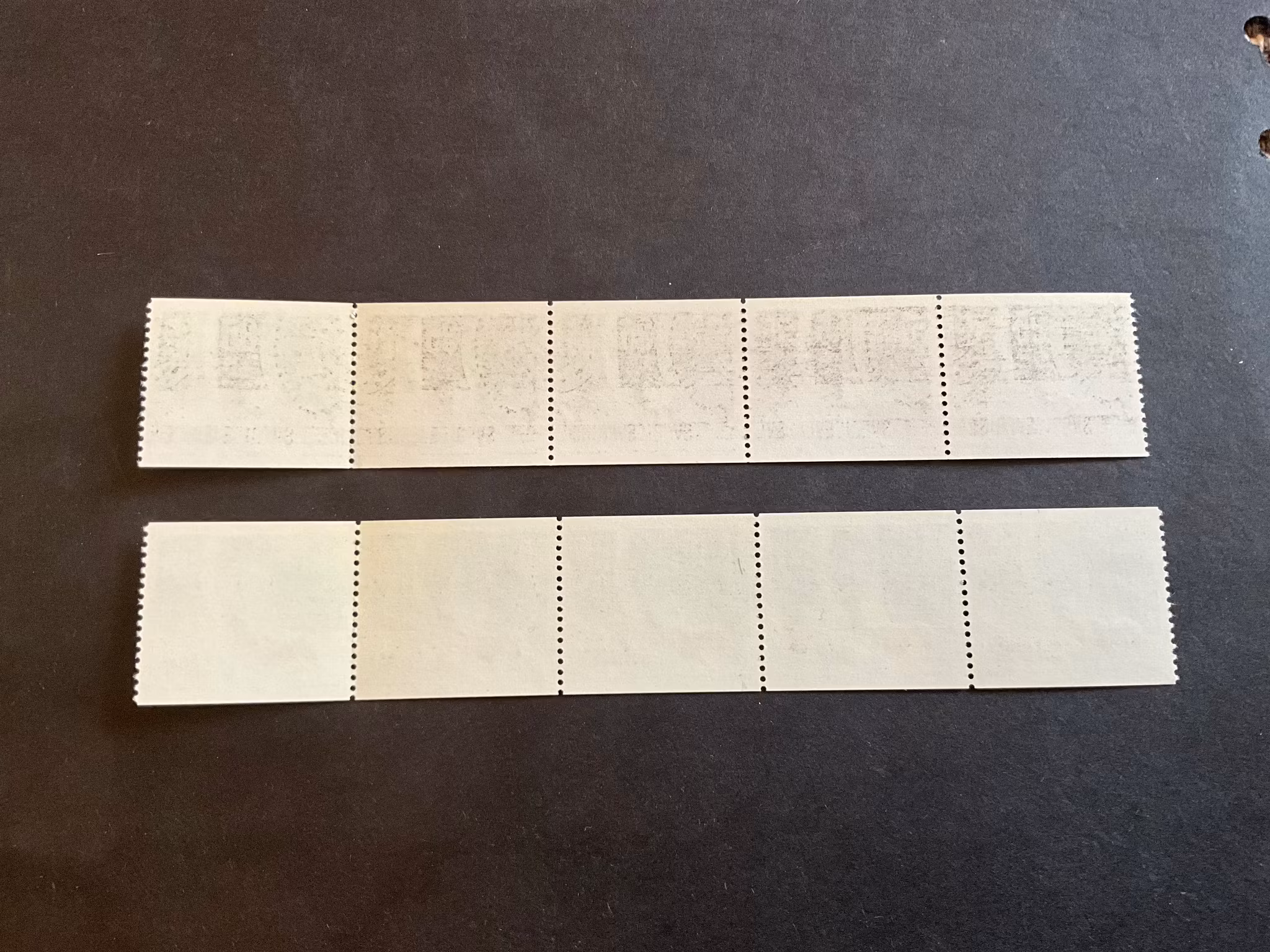 Trafiksäkerhet facit nr 738 och 739 A i postfriska 5-strip