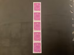 Musikaliska akademin 200 år facit nr 731 A postfriskt 5-strip