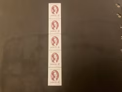 Rösträtt för kvinnor 50 år facit nr 721 A postfriskt 5-strip