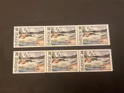Europeiska naturvårdsåret 1970 facit nr 693 och 694 postfriska 3-strip