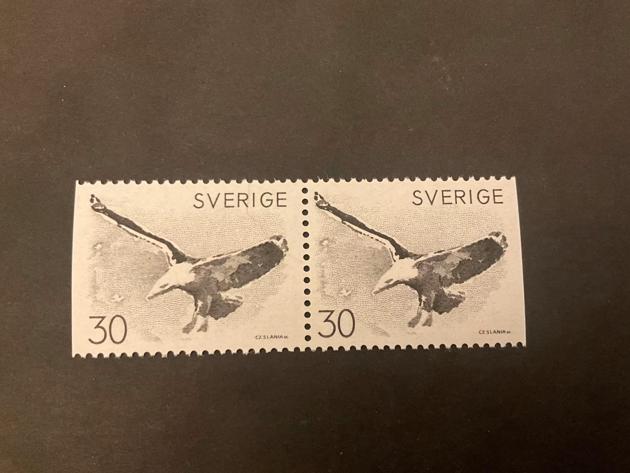 Bruno Liljefors djur facit nr 643 BB postfriskt par
