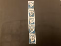 Kyrkonas världsråd facit nr 634 postfriskt 5-strip