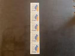 Berwald facit nr 623 postfriskt 5-strip