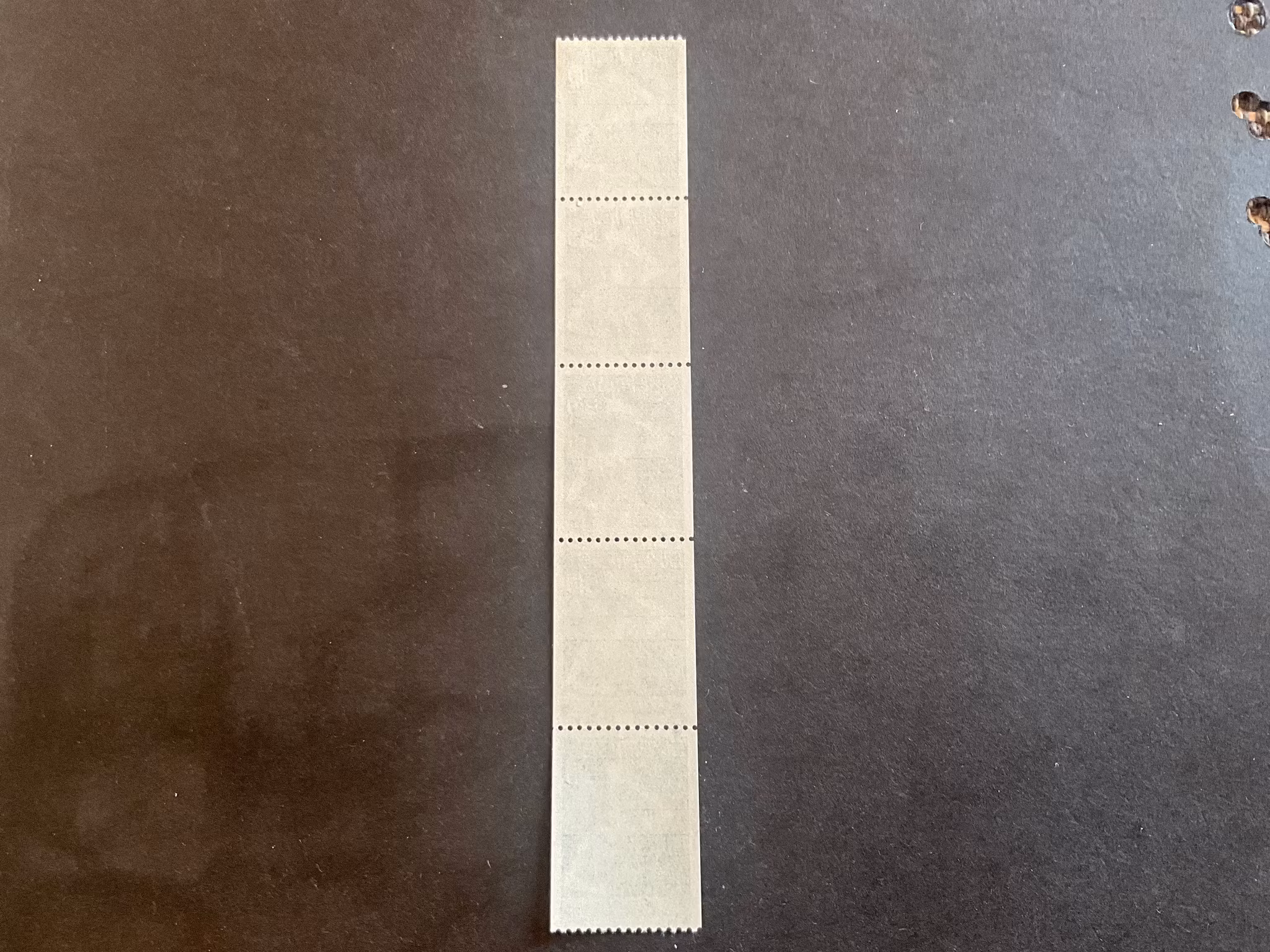 VM i bordtennis facit nr 603 postfriskt 5-strip.