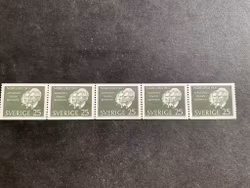 Nibelpristagare 1903 facit nr 553 A postfriskt 5-block