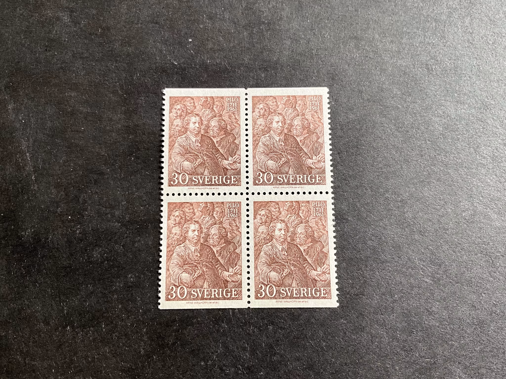 Pilo facit nr 522 BB i postfriskt 4-block
