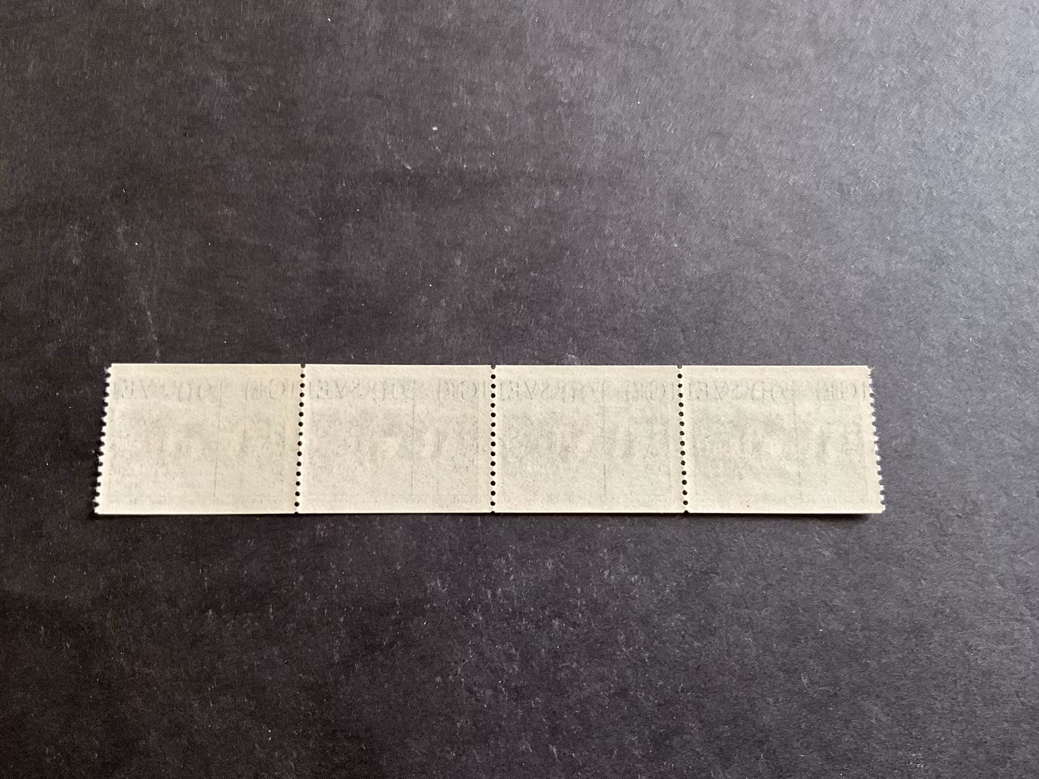 Skytteväsendet 100 år facit nr 514 i postfriskt 4-strip