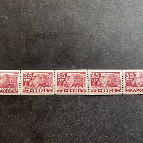 Riksdagen facit nr 244 i postfriskt 5-strip