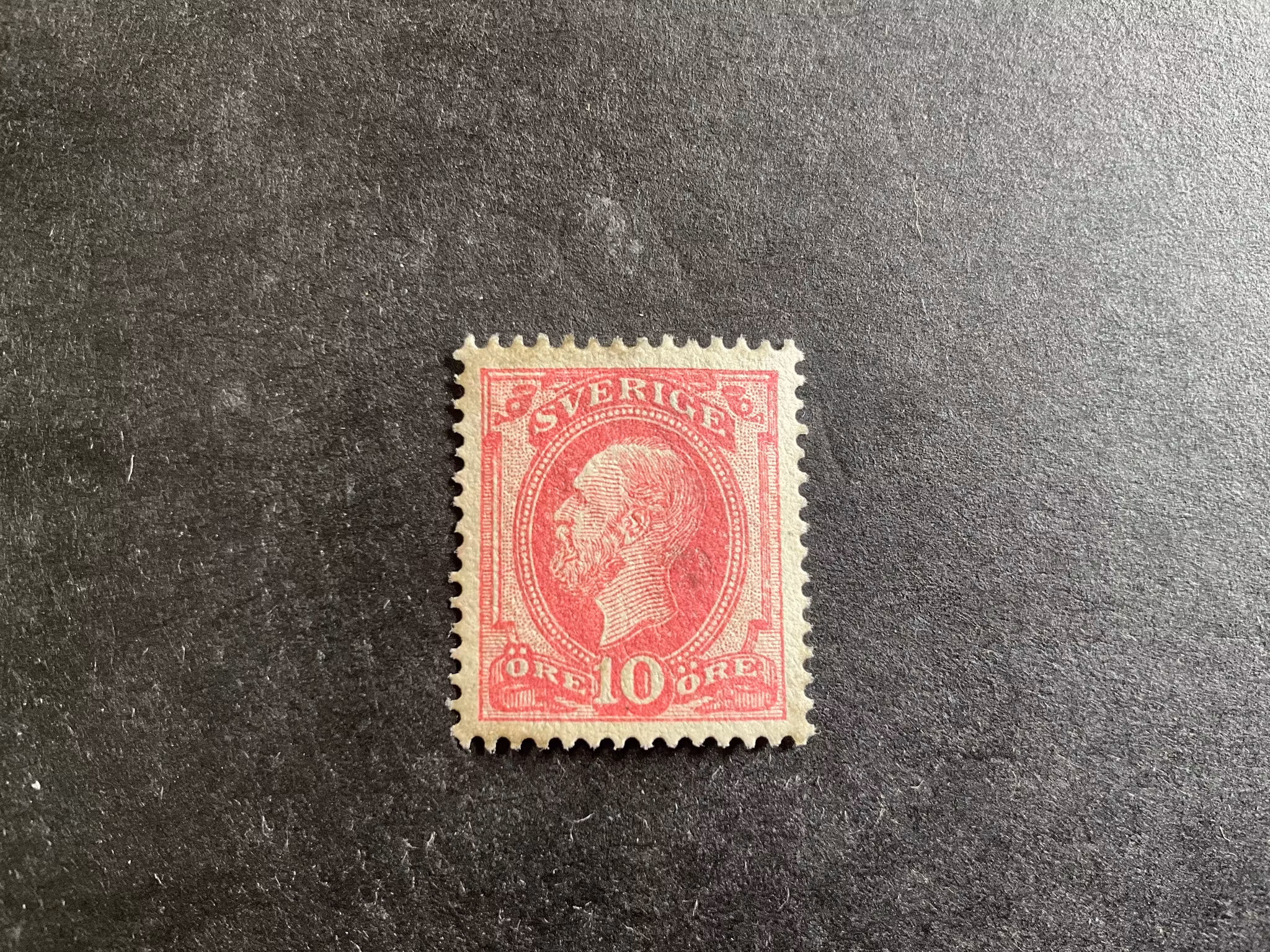 Oscar II boktryck facit 39 ostämplat märke