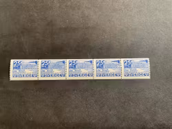 Rijsdagen 500 år facit nr 243 postfriskt 5-strip