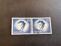 Idrottsflickor facit nr 758 BB stämplat par