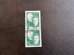 Nobelpristagare 1911 facit nr 752 BB stämplat par