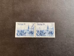 Gammaldags jul facit nr 748 BB stämplat par