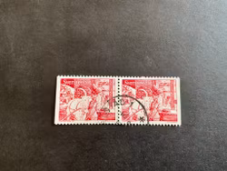 Gammaldags jul facit nr 745 BB stämplat par