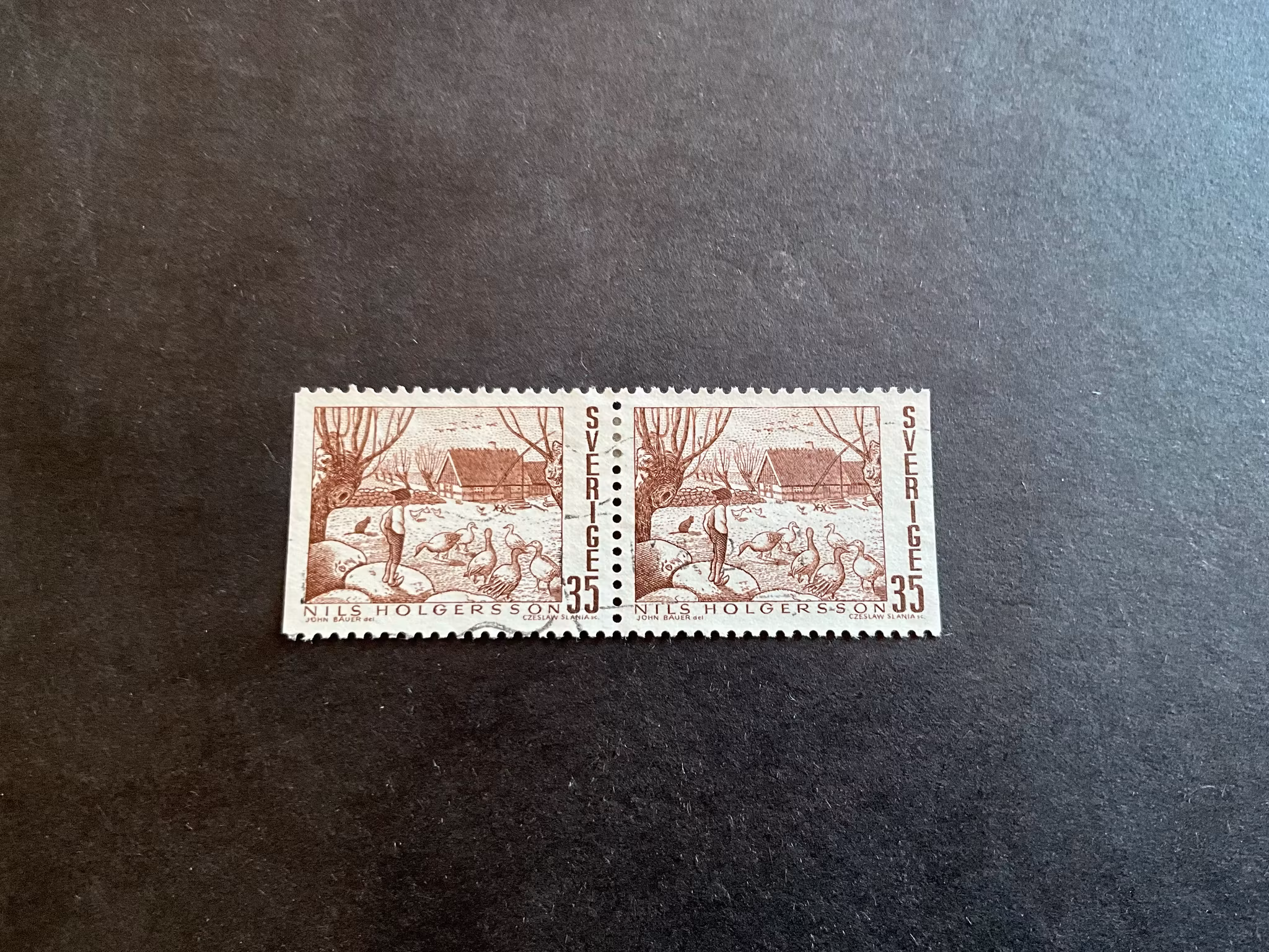 Svenska sagor facit nr 675 BB stämplat par