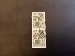 Vildblommor facit nr 629 BB stämplat par
