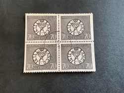 Sveriges riksbank facit nr 624 BB instämplat 4-block